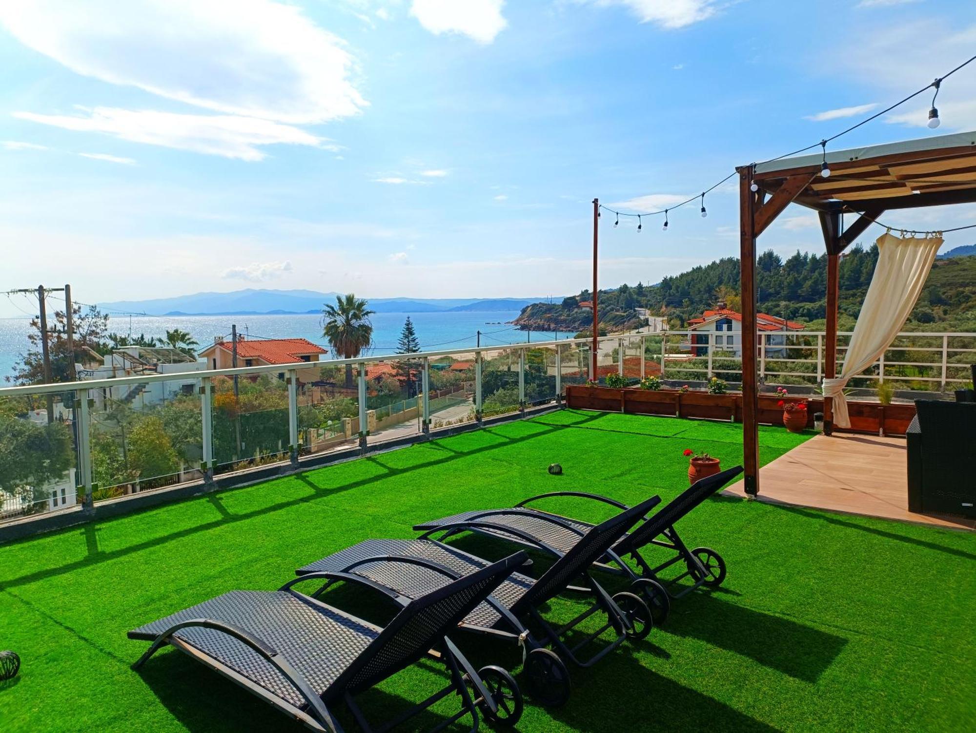 Salonikiou Beach Apartments & Villas Agios Nikolaos  Exterior foto