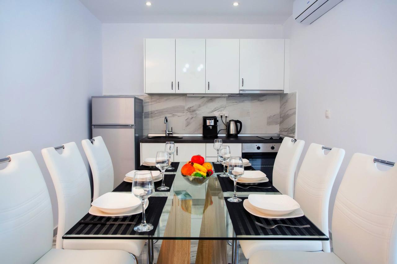 Salonikiou Beach Apartments & Villas Agios Nikolaos  Exterior foto